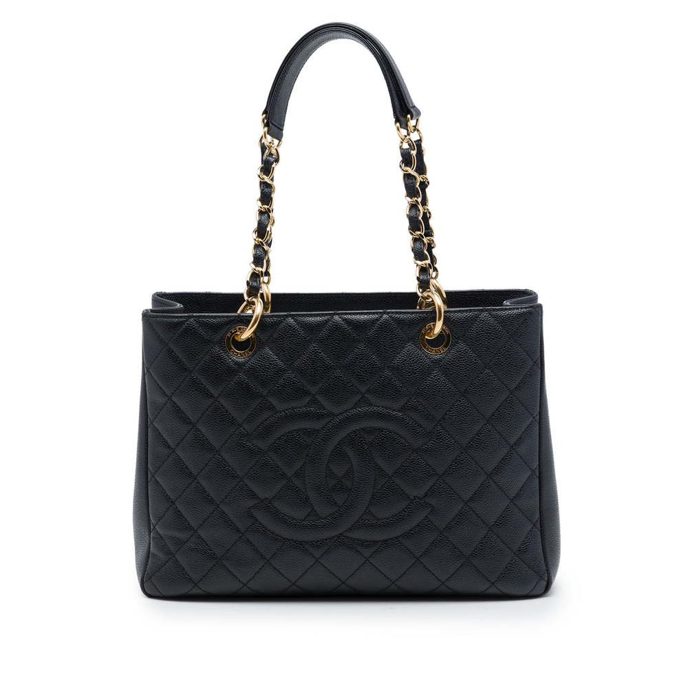Pre-Loved Chanel Caviar Grand Shopping Tote